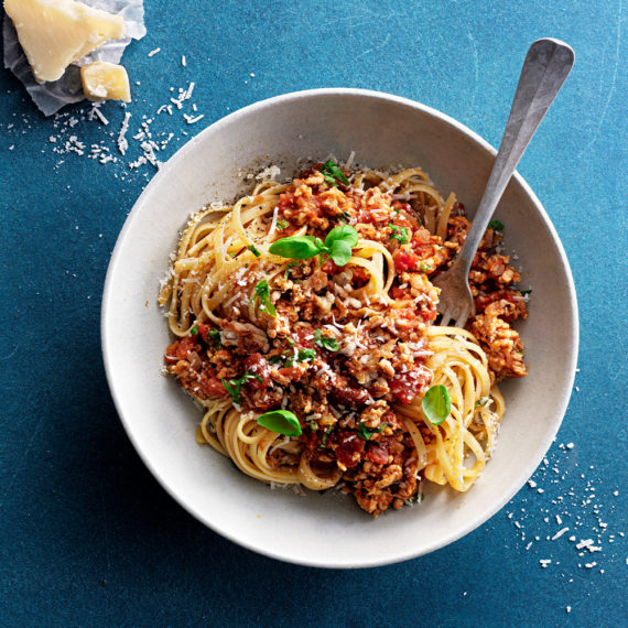 Recept på klassisk pasta bolognese med kycklingfärs