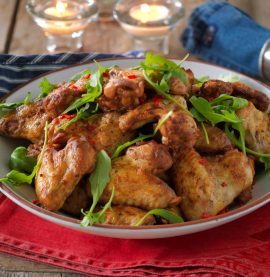 Hickory kycklingvingar - stark kyckling som passar till mycket