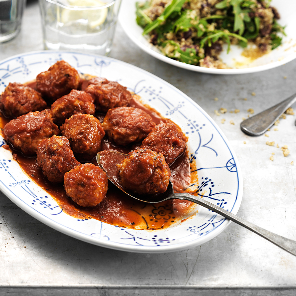 Italienska-kycklingköttbullar