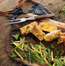 Citronstekt KycklingSteak med bönsallad och sesamdressing