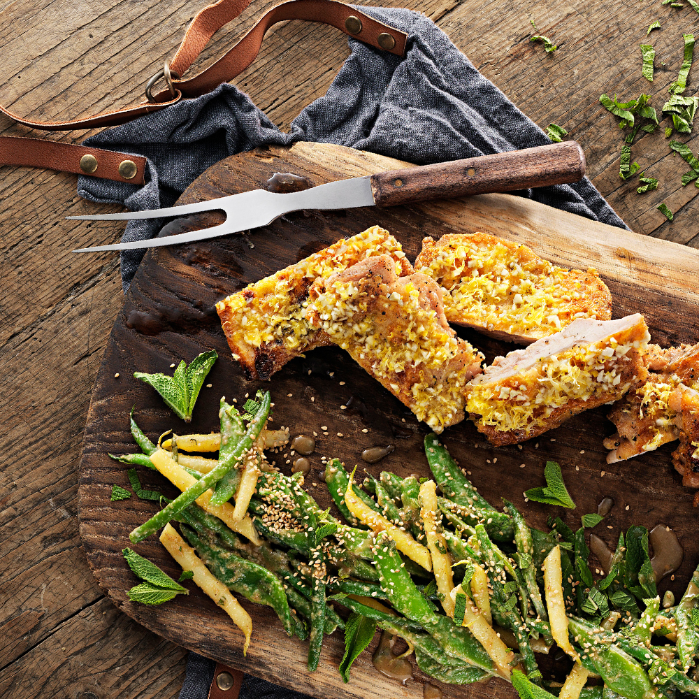 KycklingSteak med Citron och Bönsallad