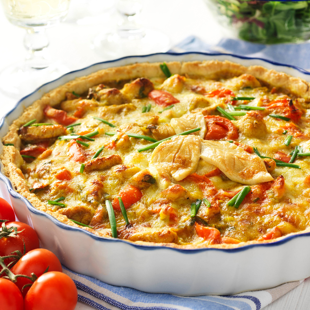 Kycklingpaj-med-dinkel,-champinjoner-och-curry