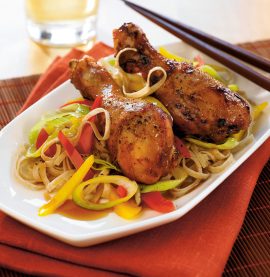 Kycklingben, drumsticks teriyaki