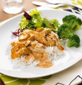 Kycklinggratäng med Mango Chutney-sås