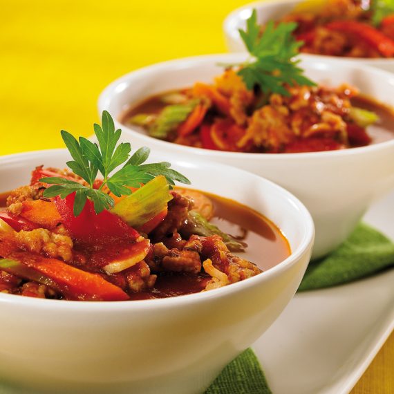 Klassisk kycklinggulasch