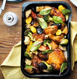 Stinas kyckling med färska grönsaker