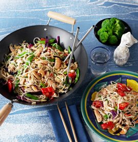 Strimlad kyckling, perfekt till wok. - Kyckling från Kronfågel