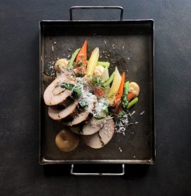 Ballotine på KycklingSteak med primörer