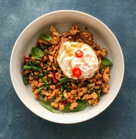 Chicken Stir-Fry med thaibasilika