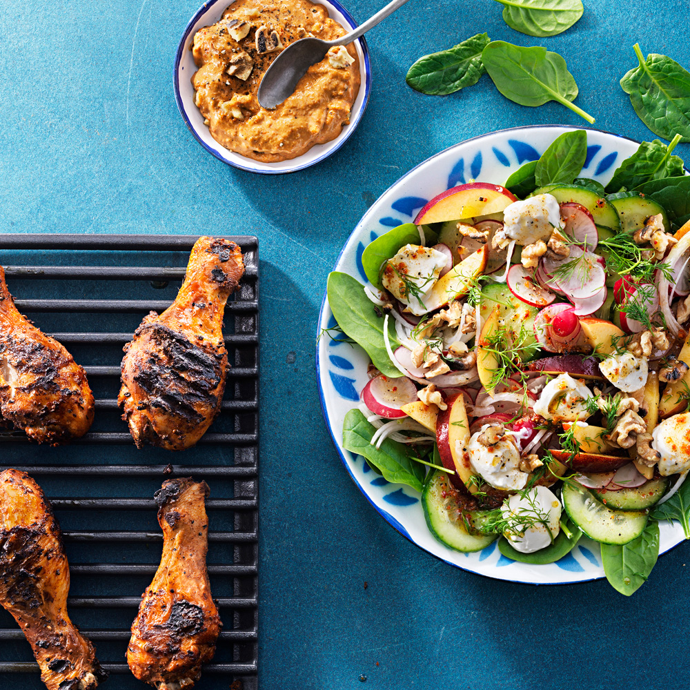 Kycklingben_paprika_vitlok_spenatsallad_grund