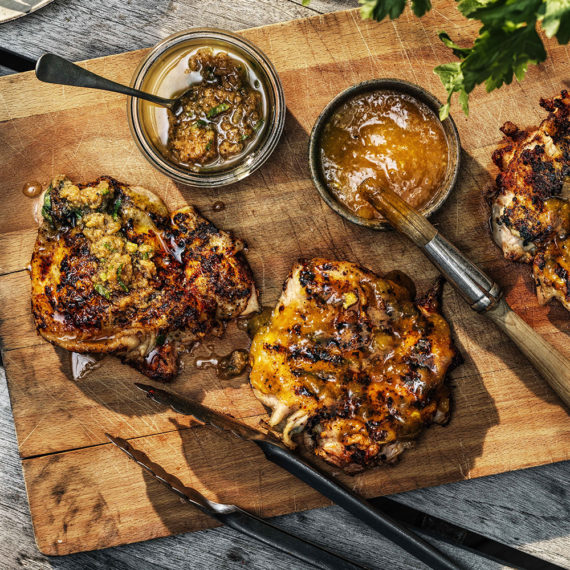 GRILLGLAZES KYCKLING - 2 goda recept för grillen