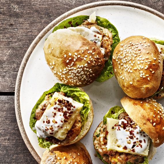 KYCKLINGSLIDERS MED dillmajonnäs och Västerbottensost