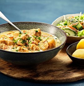 KYCKLINGRULLADER MED spenat- och ricottafyllning och matvetesallad - Kronfågel