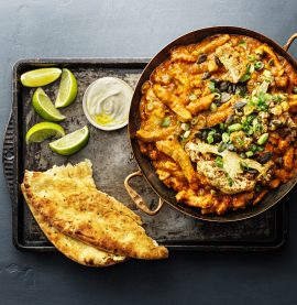 Chicken Korma med blomkål och ris