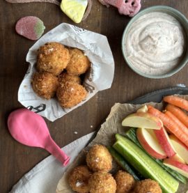 Chili Chicken Cheese Balls - friterade kycklingbollar - kycklingkroketter
