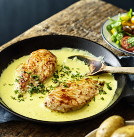 UGNSBAKAD KYCKLINGFILÉ "CHICKY"i citronsås - Kronfågel