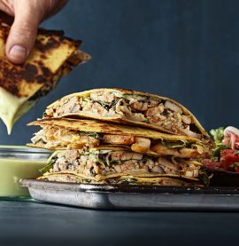 QUESADILLAS med stekt & skivad kyckling "Mexican" - Kronfågel